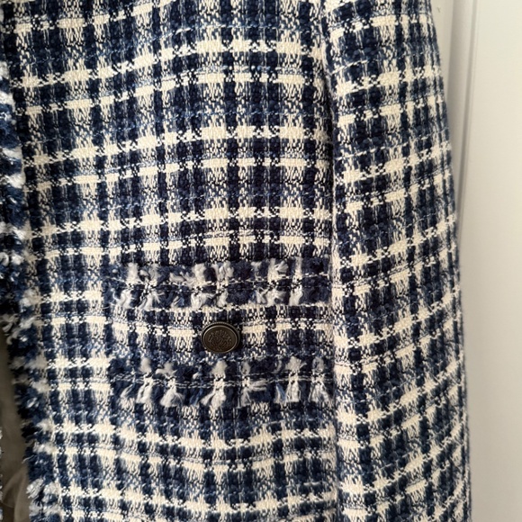 Gerard Darel Blue Tweed Jacket - Picture 4 of 5